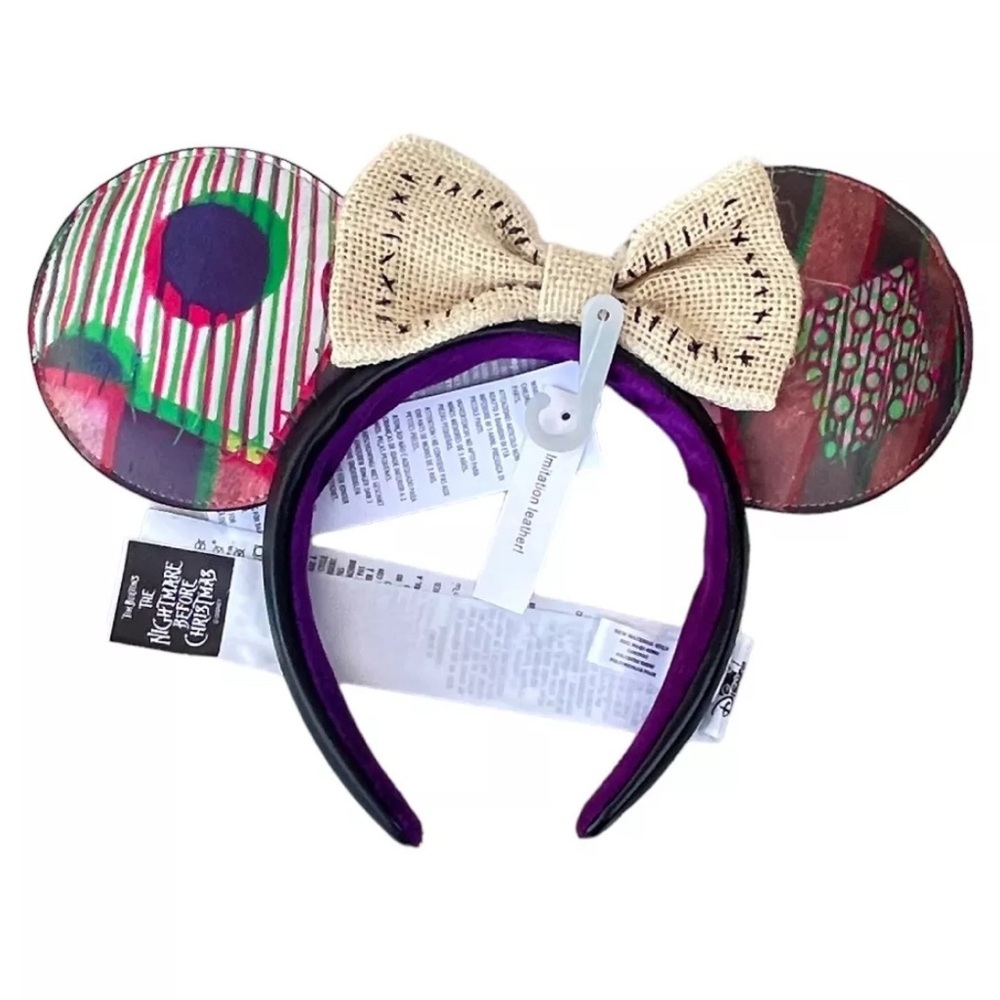 Disney Halloween Nightmare Before Christmas Sally Mickey Mouse Ears Head…